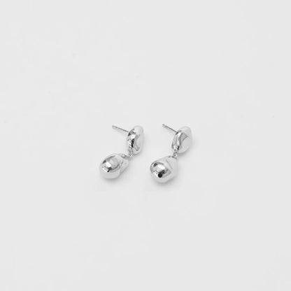 Pinto Earrings in Sterling Silver from Wolf Circus