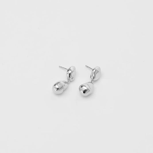 Pinto Earrings in Sterling Silver from Wolf Circus