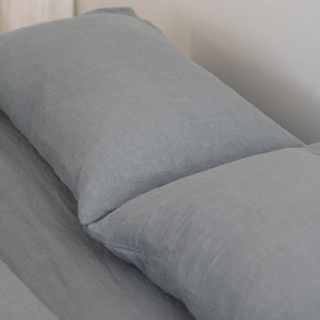 Somn linen pillowcases, Ocean Teal