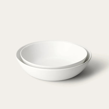 Fable | The Low Serving Bowls | Cloud White