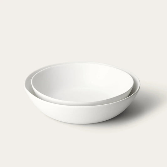 Fable | The Low Serving Bowls | Cloud White
