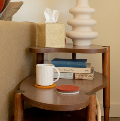 Bierfilzl Merino Round Coaster | Multi 4pc Desert Sun