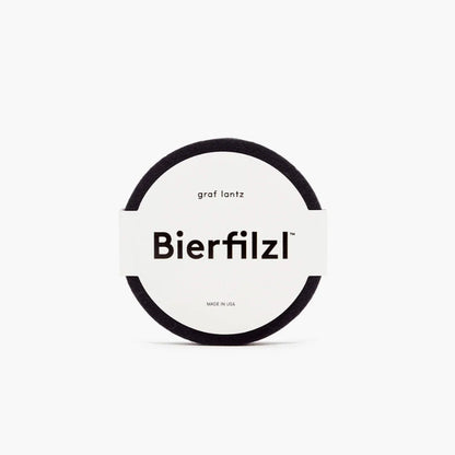 Bierfilzl Merino Round Coaster | Multi 4pc | Noir