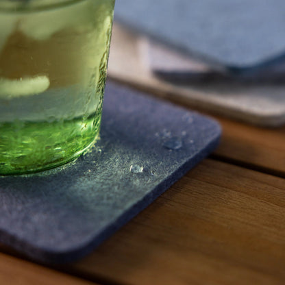 Bierfilzl Merino Square Coaster | Multi 4pc | Brisk