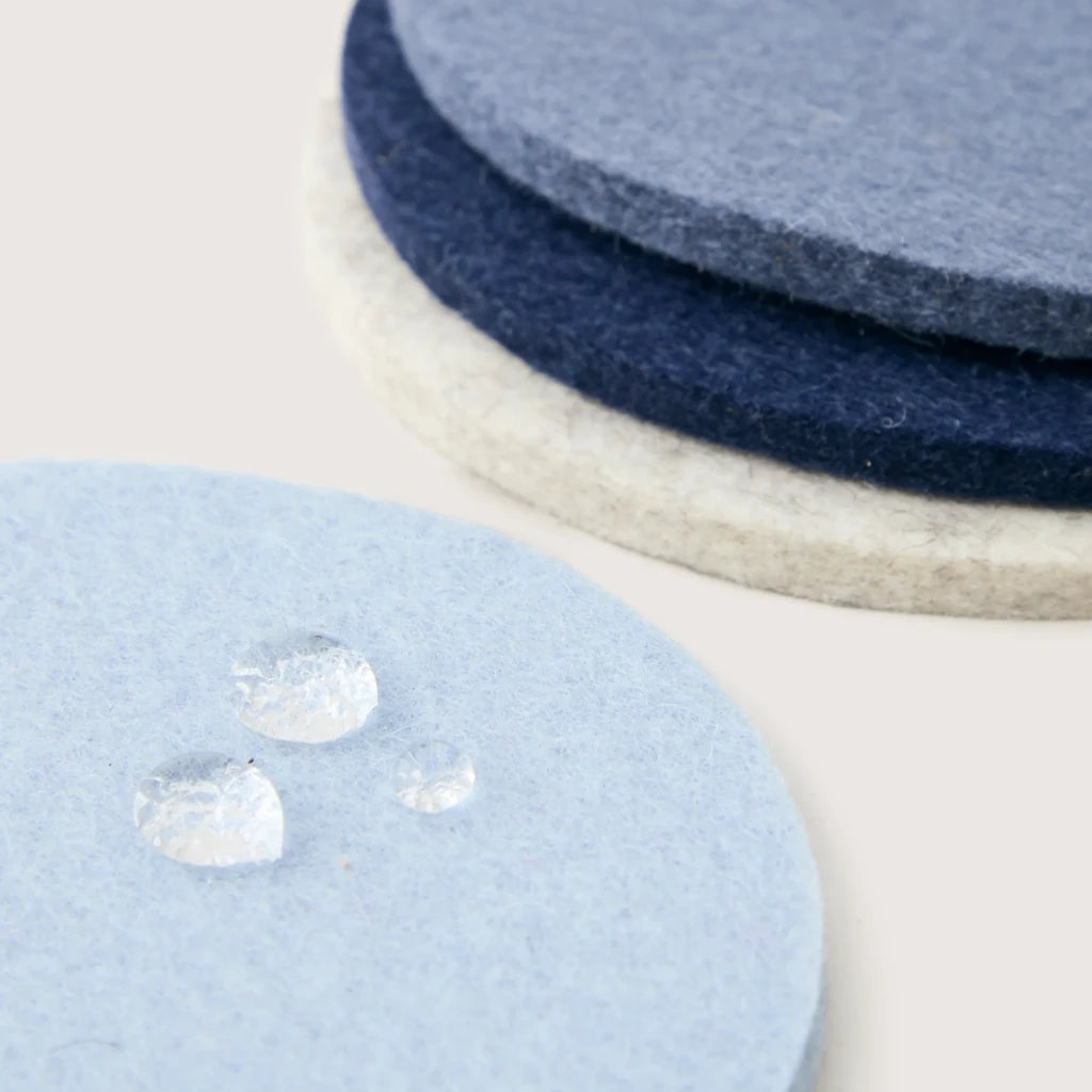 Bierfilzl Merino Coasters | Social Hour | 4pc