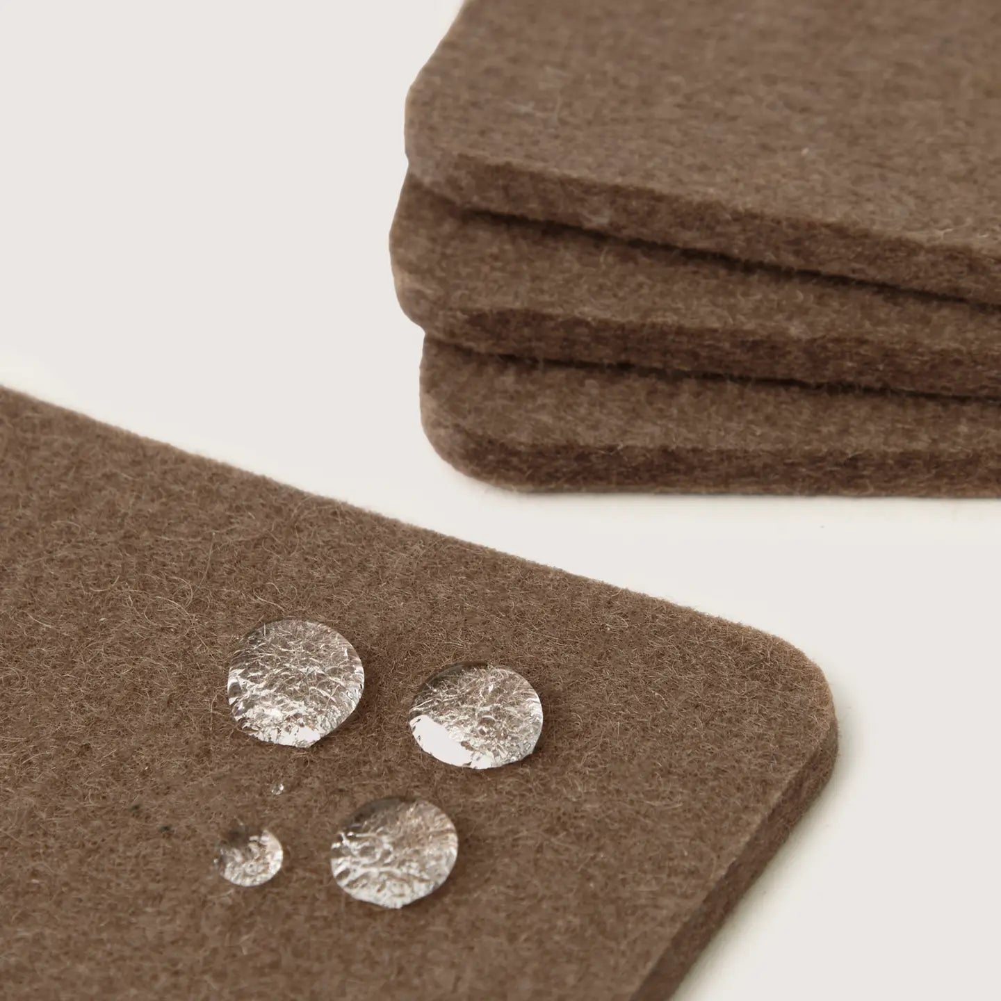 Bierfilzl Merino Square Coaster | Multi 4pc | Cumin