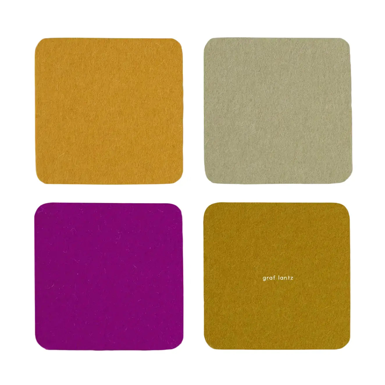 Bierfilzl Merino Coasters | Golden Hour | 4pc