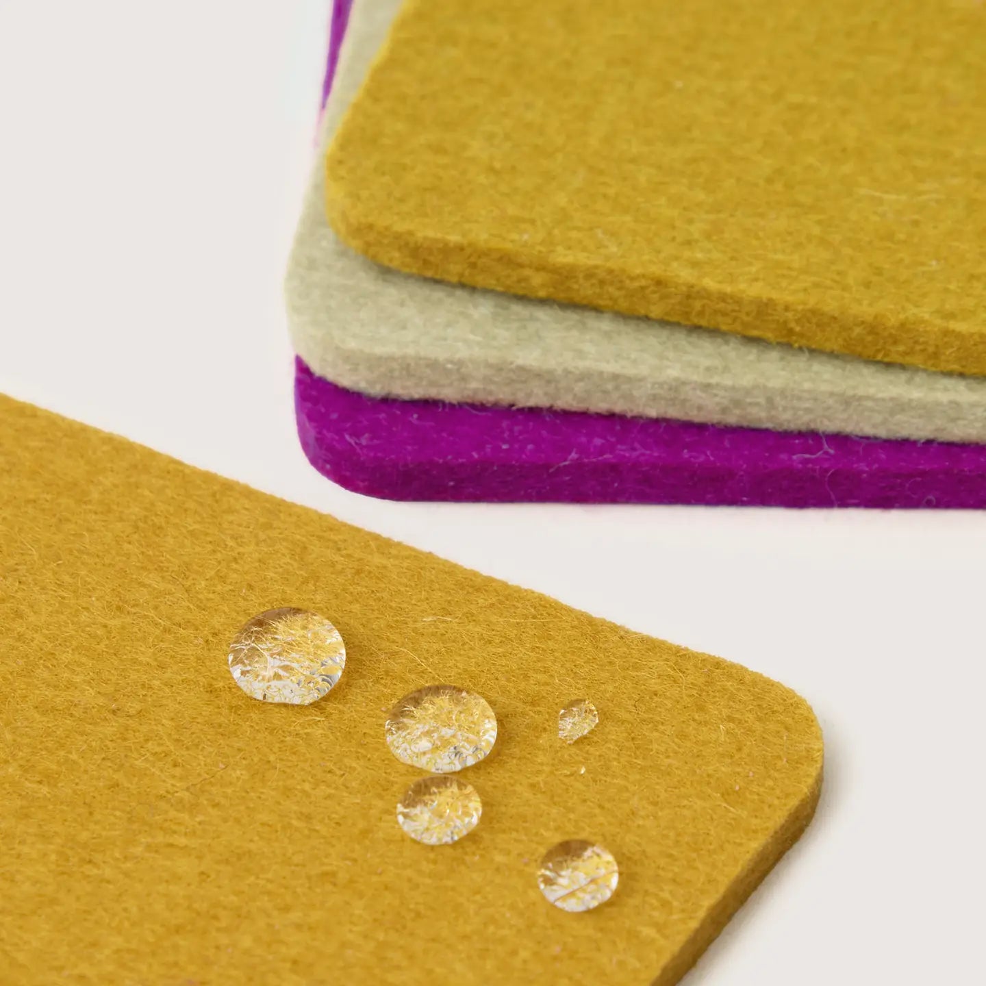 Bierfilzl Merino Coasters | Golden Hour | 4pc