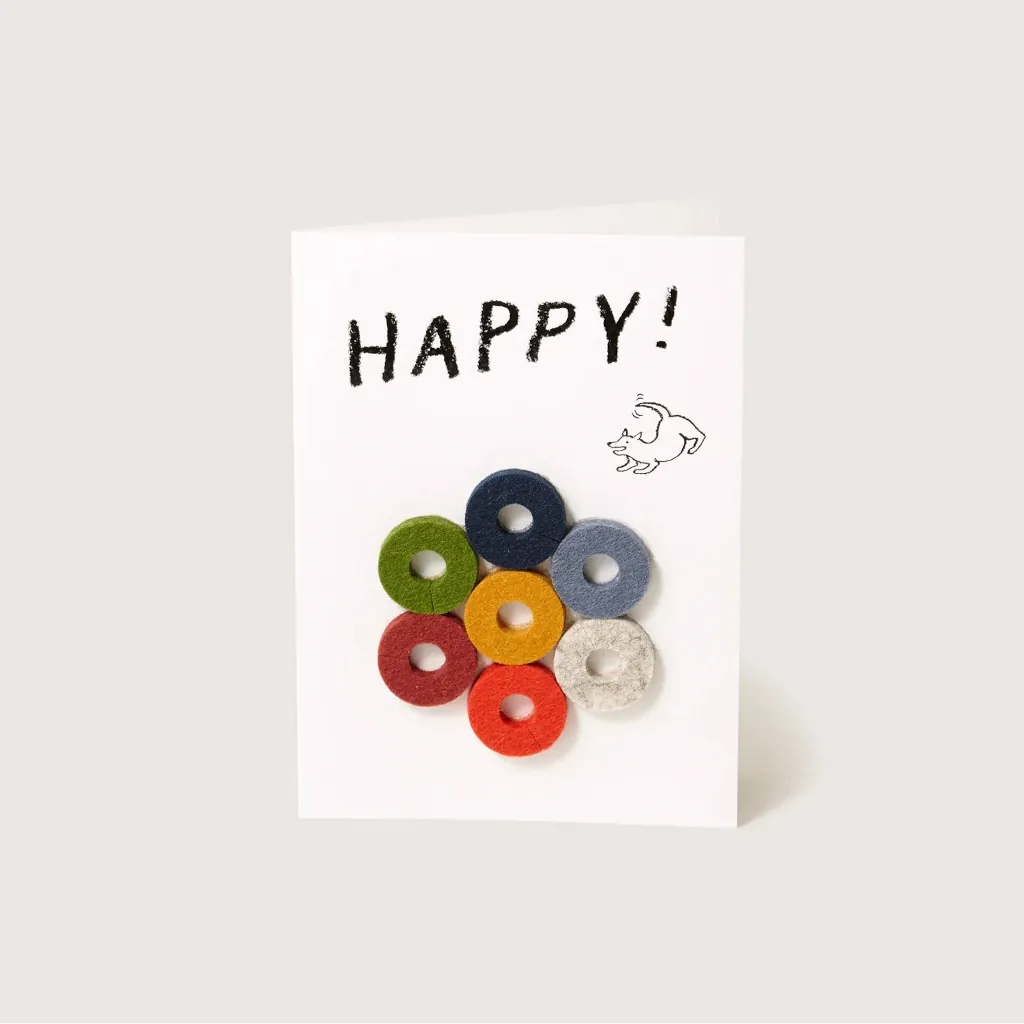 Merino Wine Markers Card | Happy