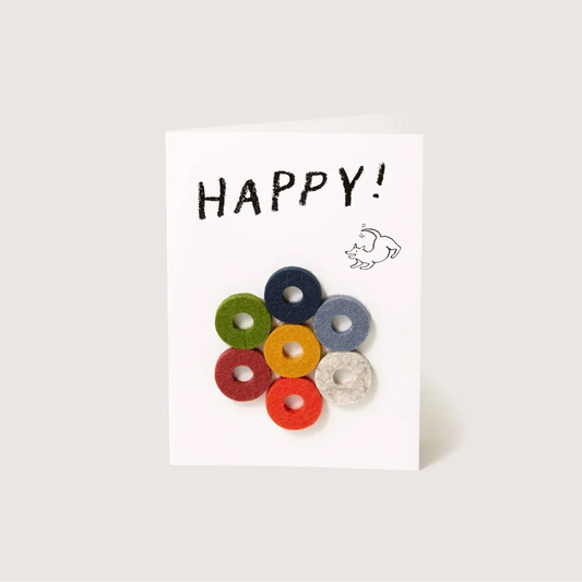 Merino Wine Markers Card | Happy