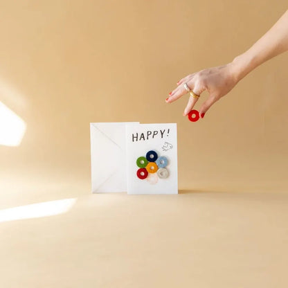 Merino Wine Markers Card | Happy