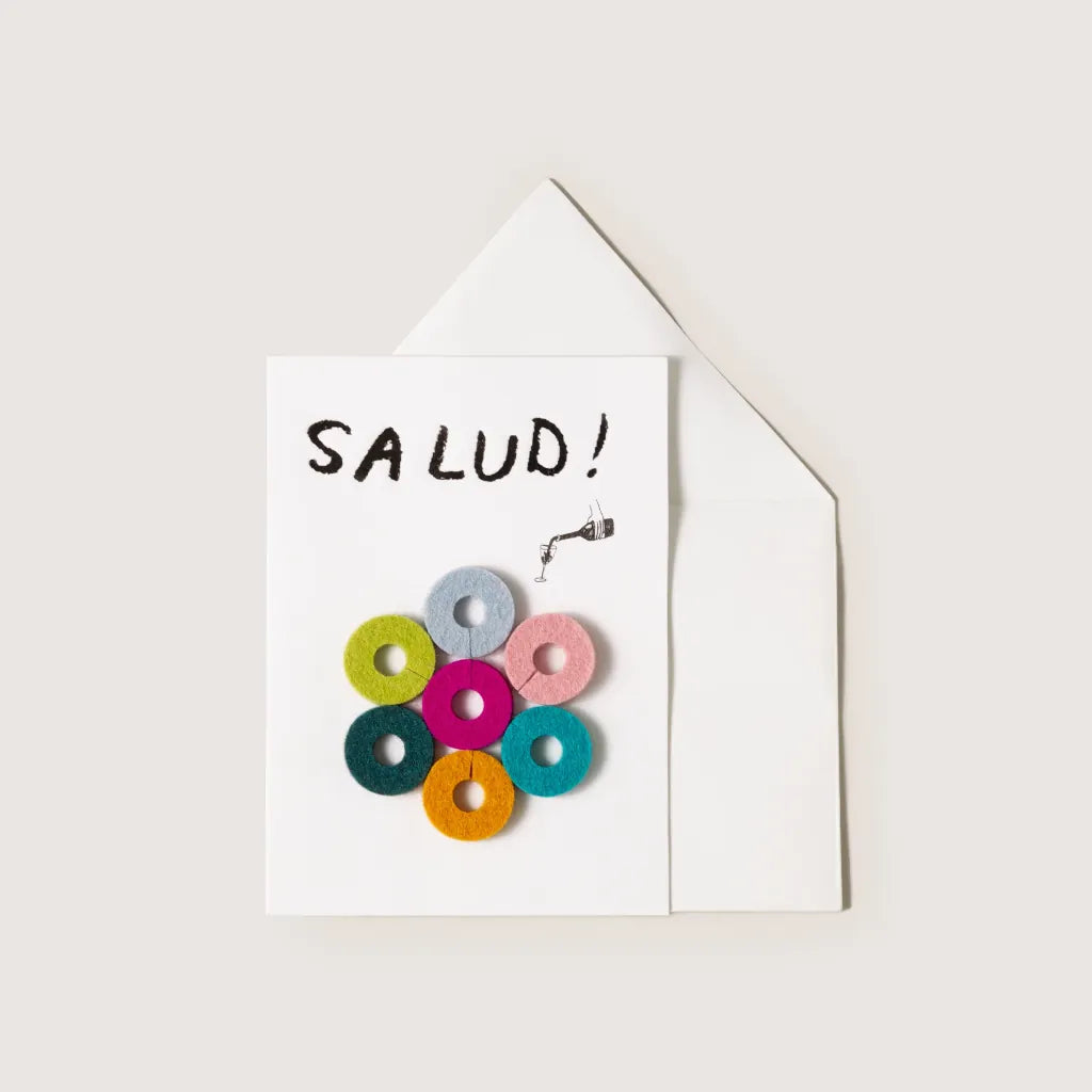 Merino Wine Markers Card | Salud