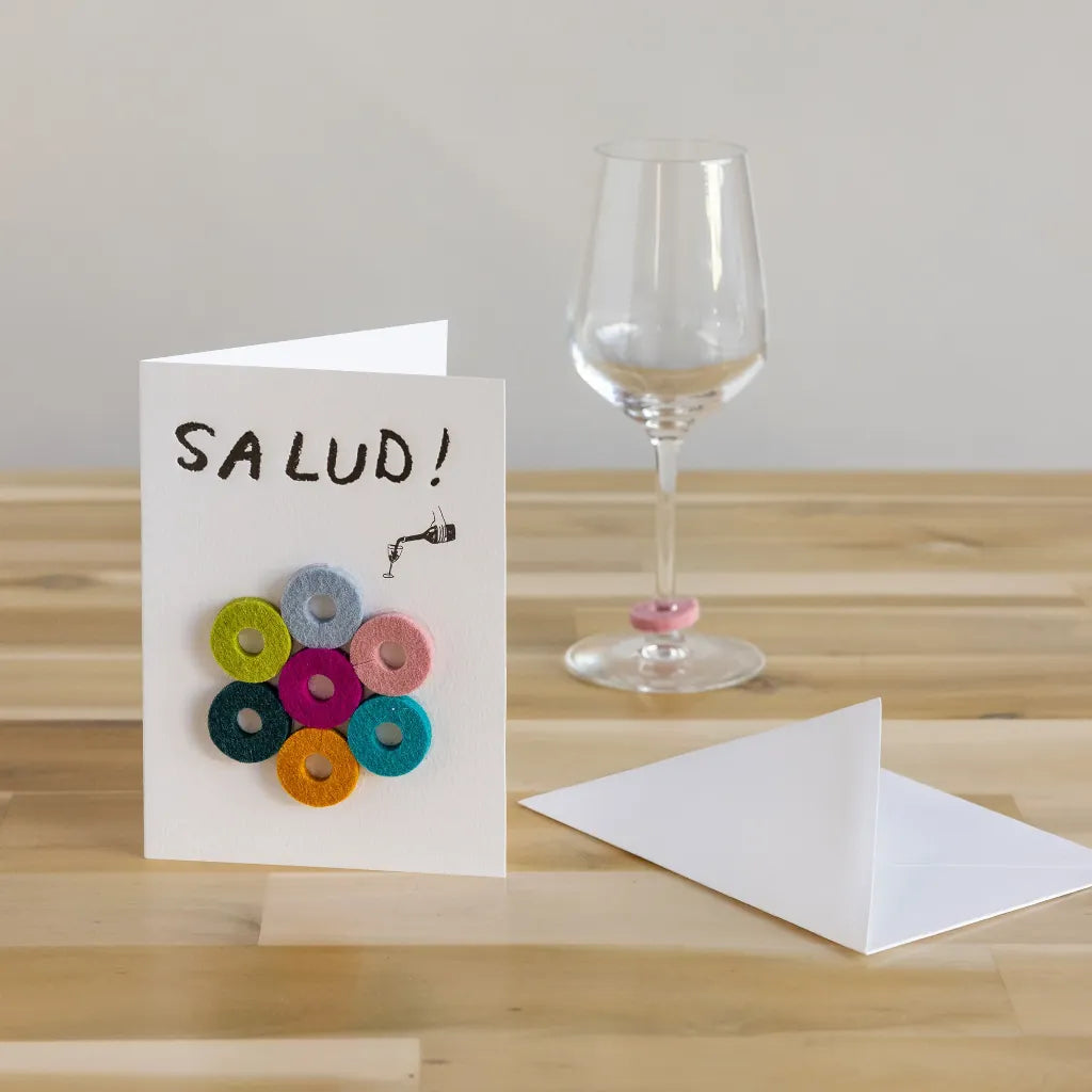 Merino Wine Markers Card | Salud