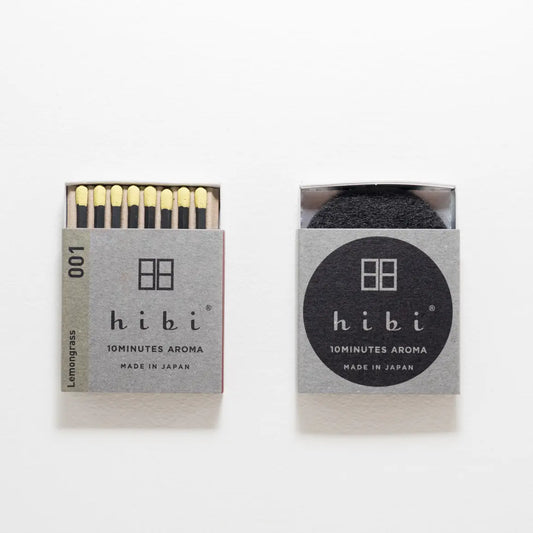 hibi Lemongrass incense matches, box of 8