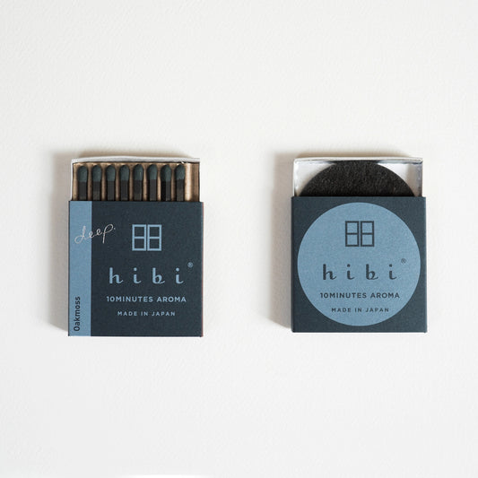 Box of 8 Hibi Oak Moss Incense Matches