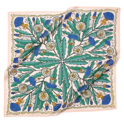 Handker Bandanas Original Bandana 22" in No. 103 Dandy print, flat lay