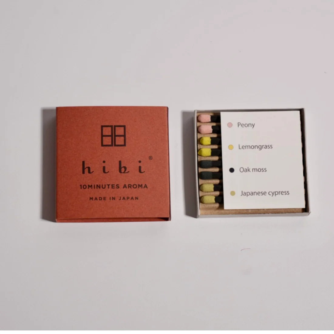 Hibi Special Edition Incense Matches | Gift Box of 12 Assorted Scents