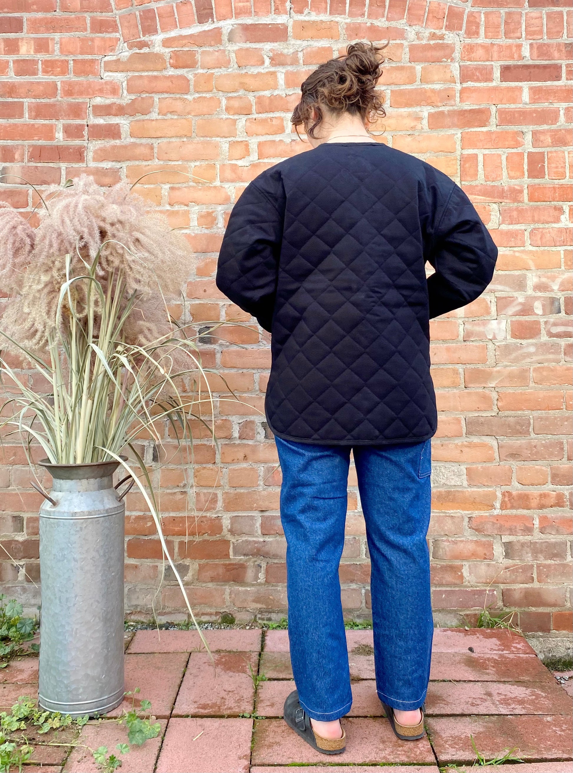 Seek Shelter Milo Coat in Black made in Vancouver Canada 