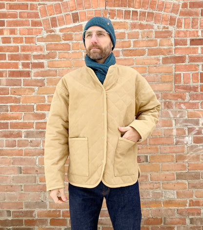 Seek Shelter Milo Coat in Honey made in Vancouver Canada