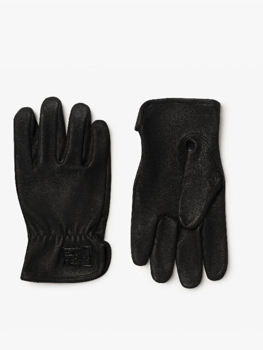 Leather Gloves in Black