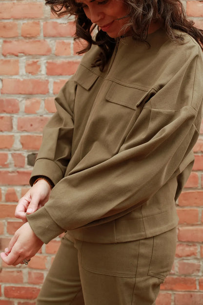 Eve Gravel Fall 23/24 - Leon Jacket in Olive