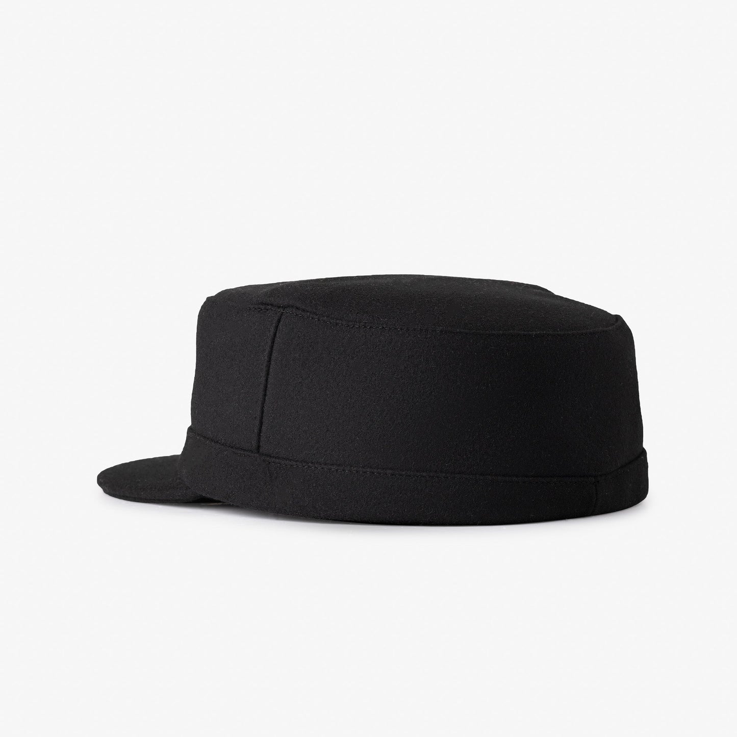 Milo & Dexter Box cap in wool black fall 23/24