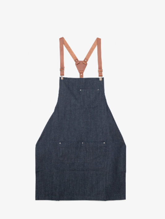 Classic Work Apron in Worker Blue