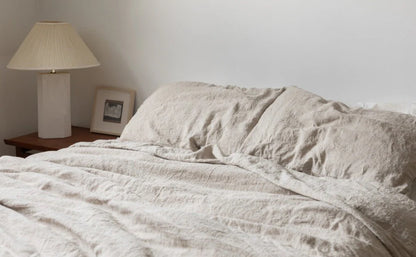 Linen Pillow Case 2pc | Queen | Natural