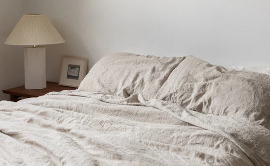 Linen Pillow Case 2pc | Queen | Natural