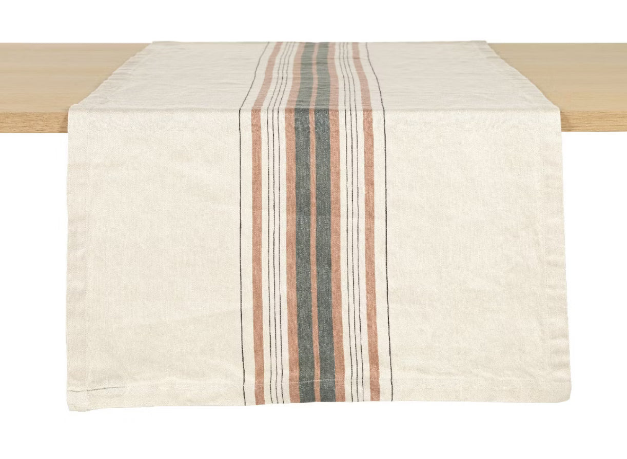 Gypsum Linen Table Runner