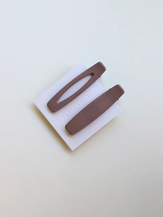 Lani Hair Clips | Taupe