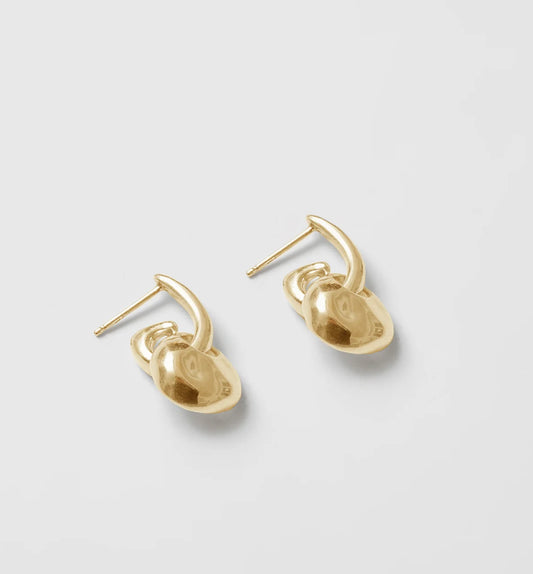 Earrings Petal in Gold