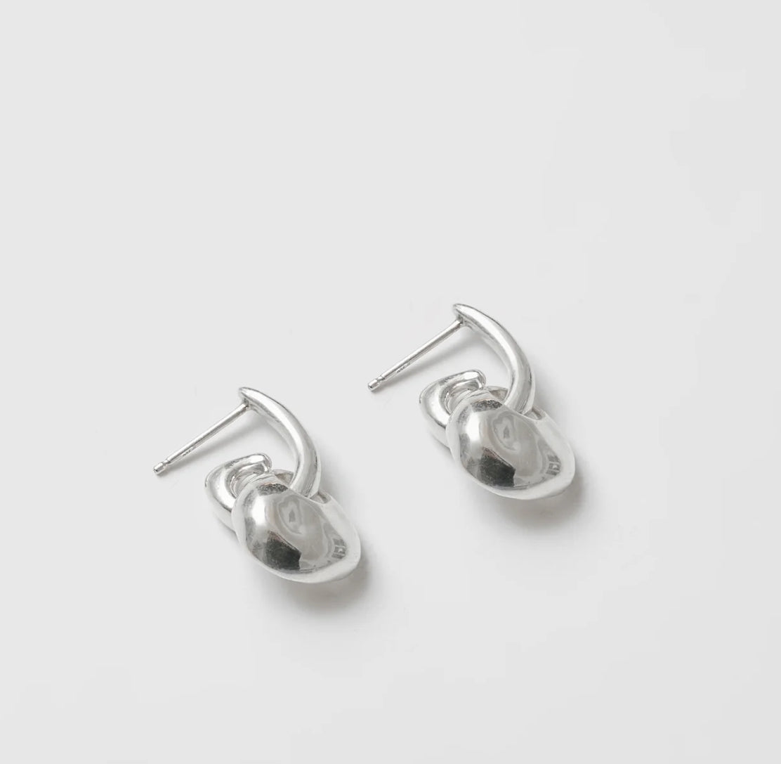 Earrings Petal in Sterling Silver