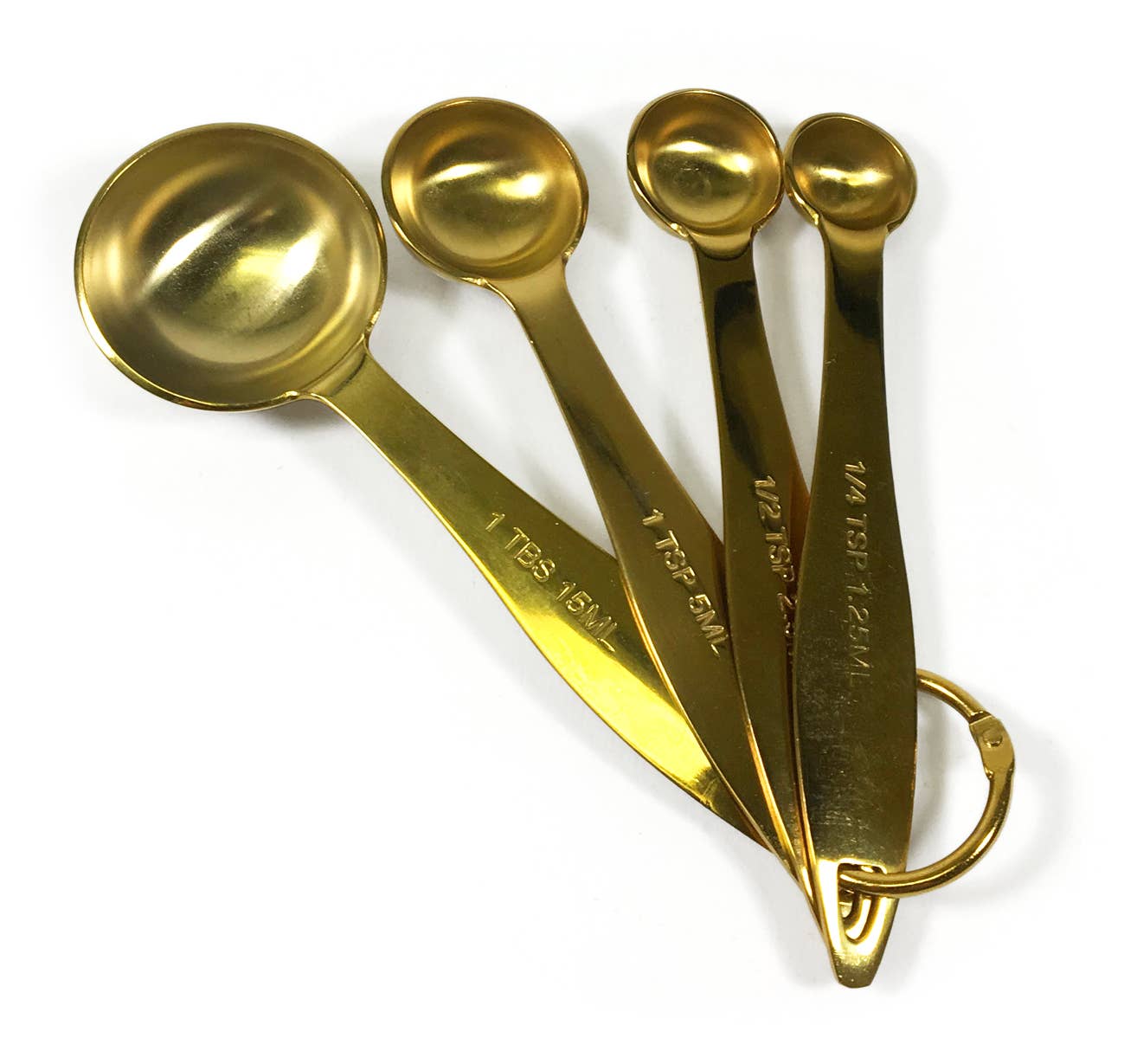 Measuring Spoons | 4pc | Gold