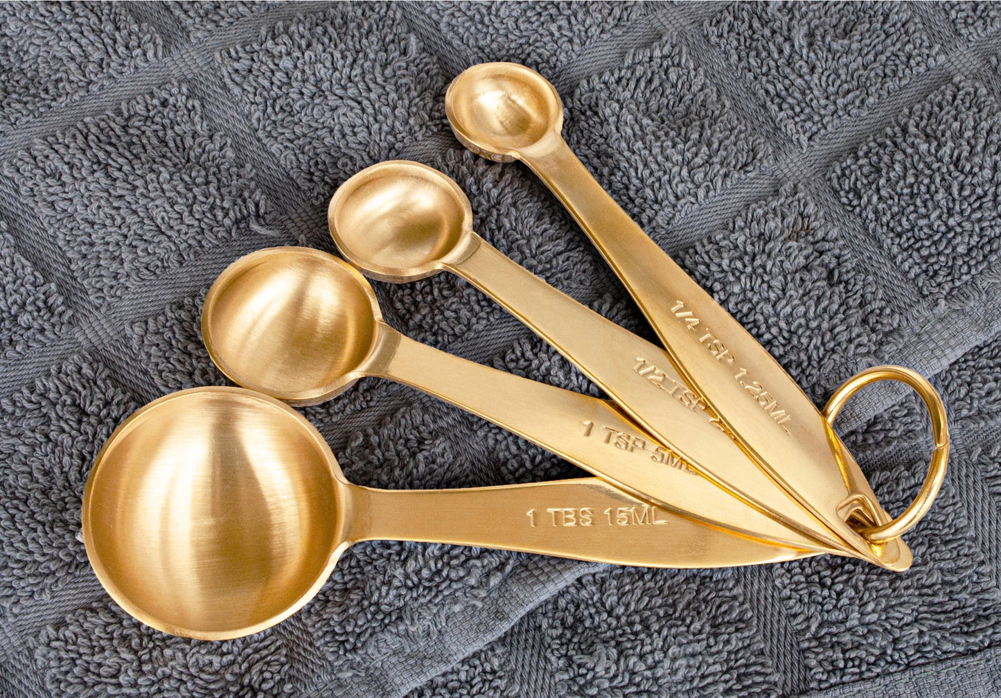 Measuring Spoons | 4pc | Gold