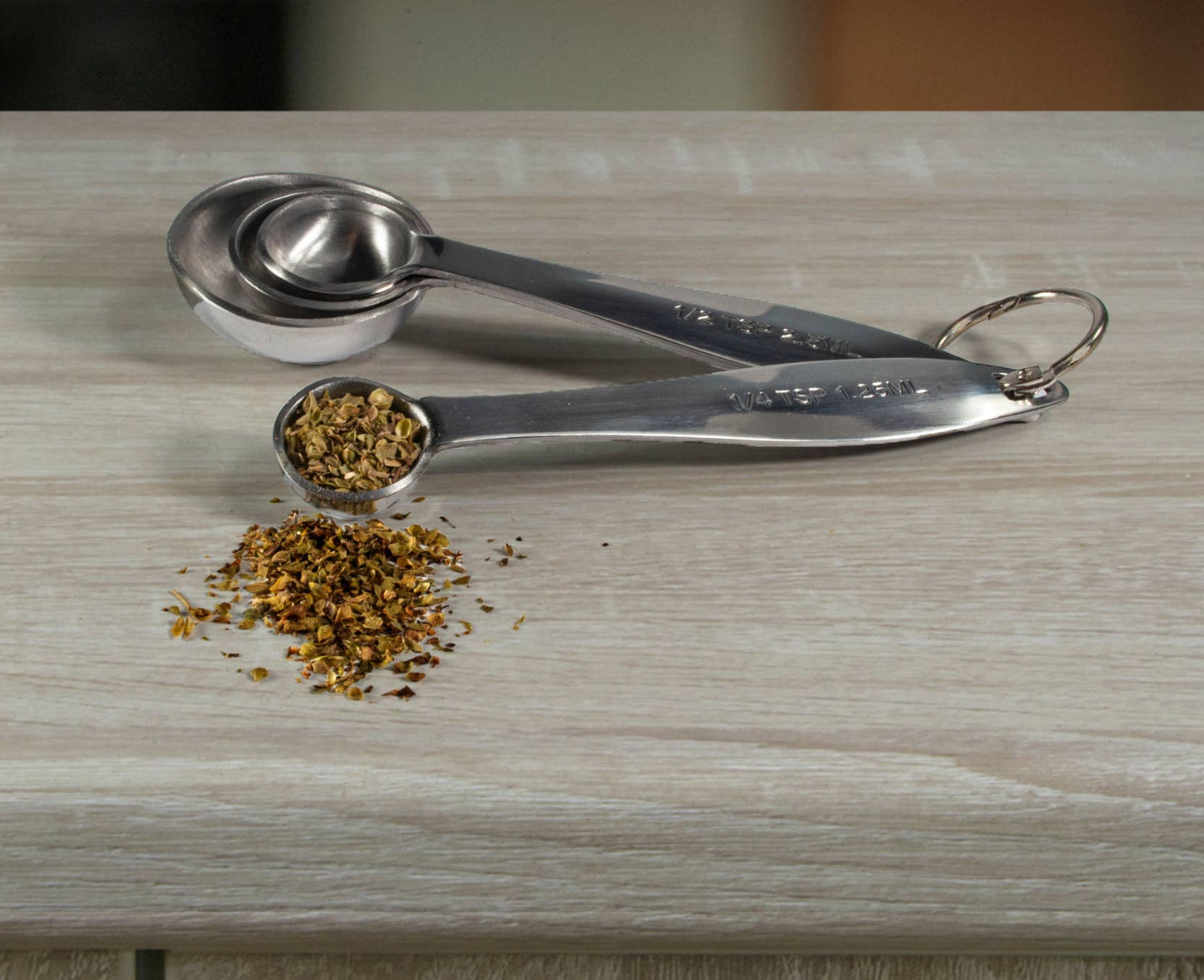 Measuring  Spoons | 4pc | Silver