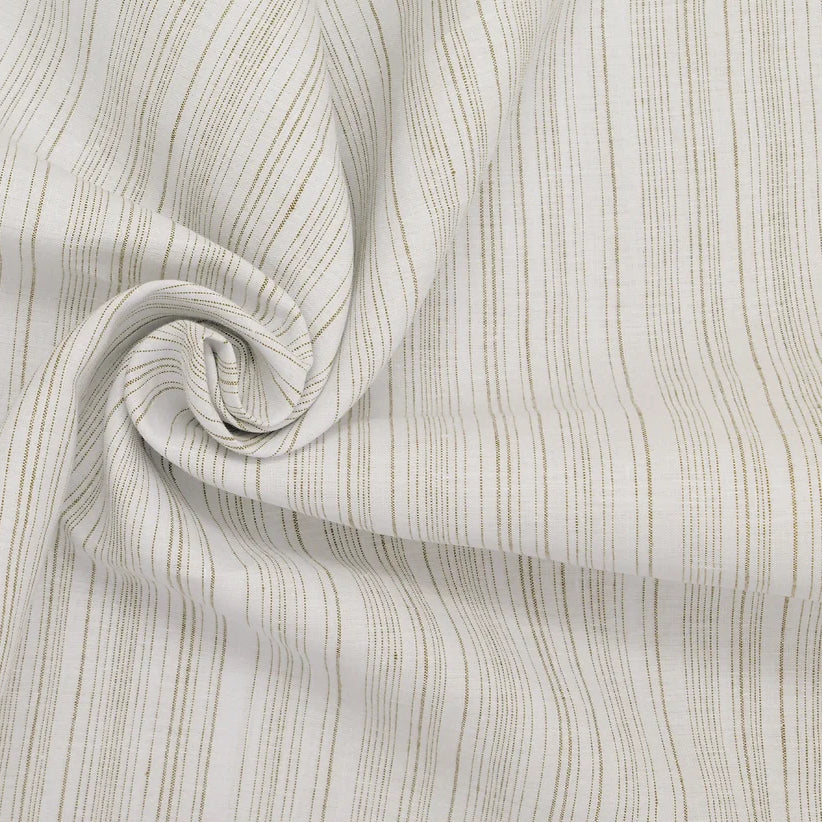 Colette Stipe Linen | Pillowcases | Ecru