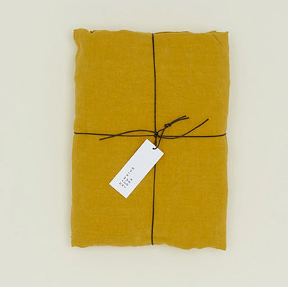 Linen Duvet Cover | Mustard | Queen