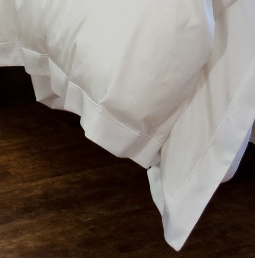 Grand Veneto Sateen | Fitted Sheet | White | Queen