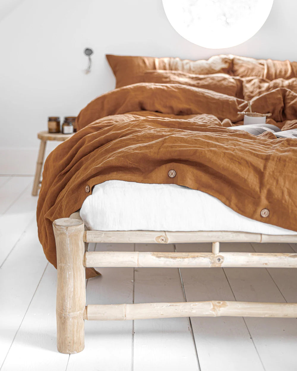 Linen Duvet Cover | King | Cinnamon