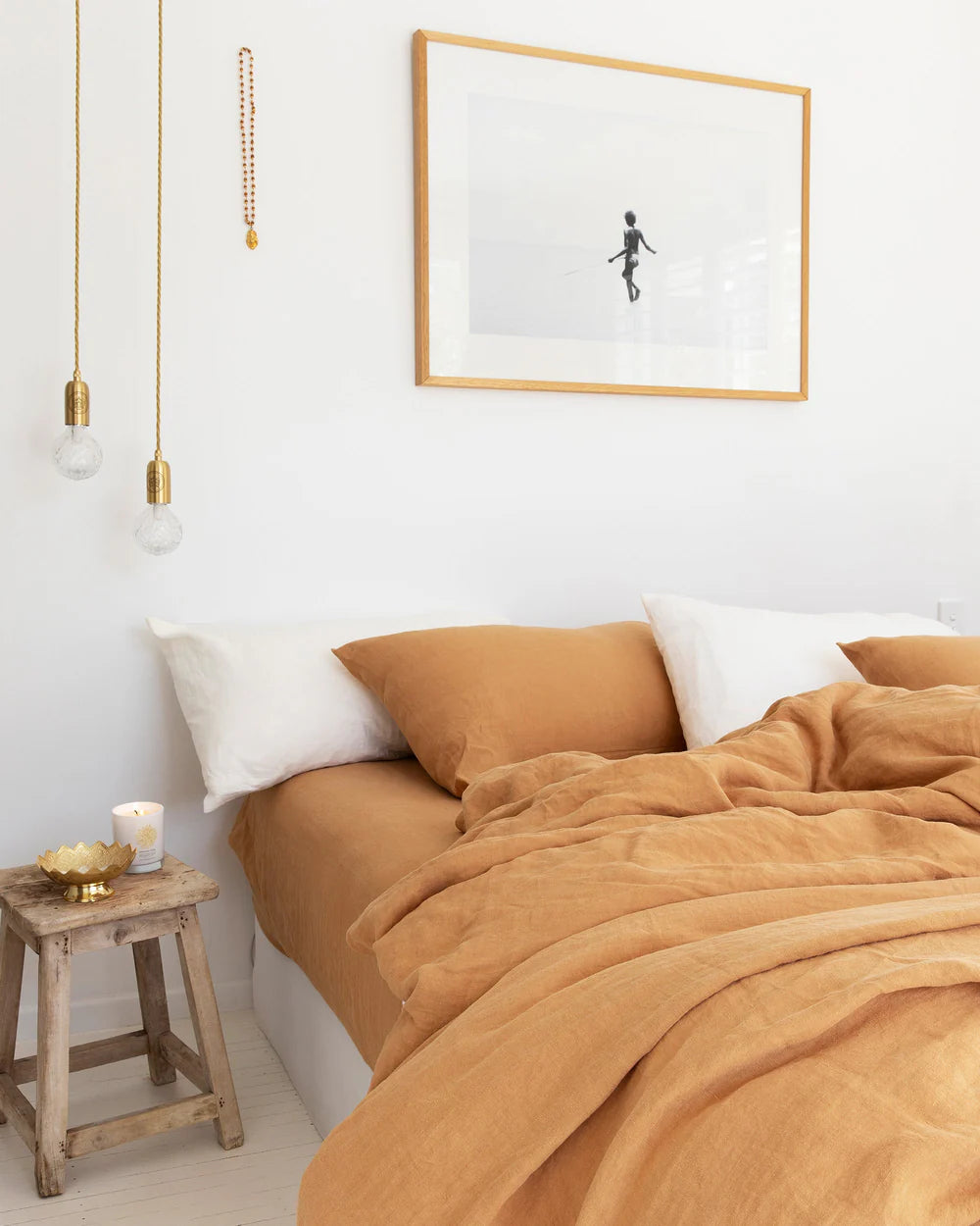 Linen Duvet Cover | King | Tan