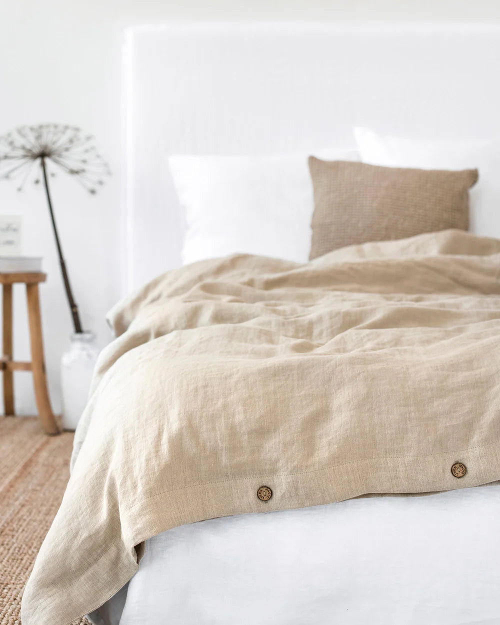 Linen Duvet Cover | King | Natural