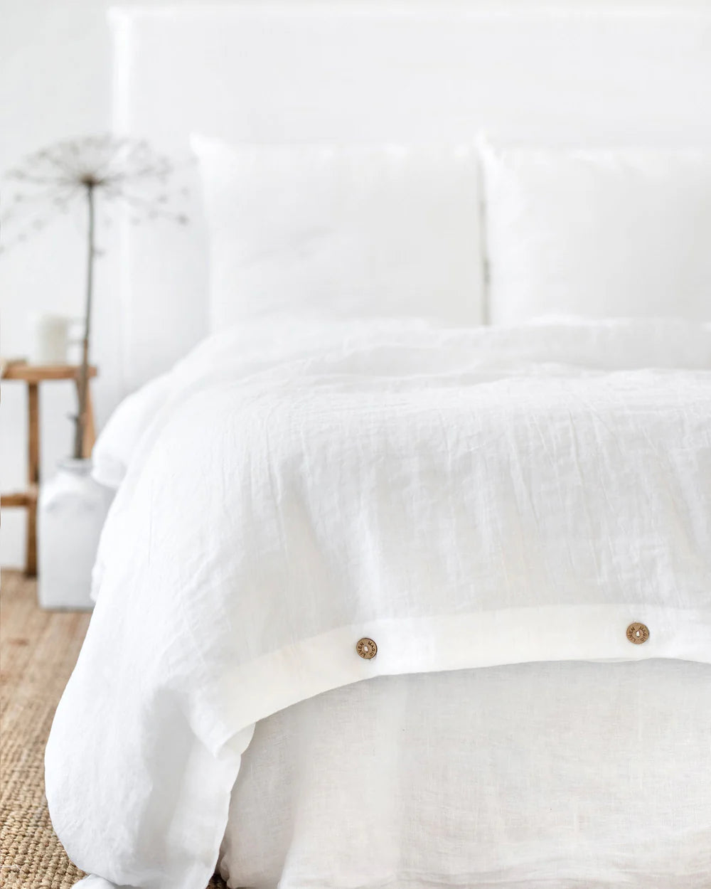 Linen Duvet Cover | Queen | White