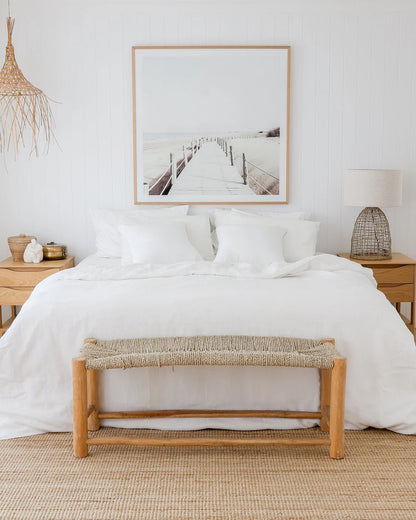 Linen Duvet Cover | Queen | White