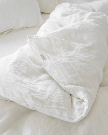 Linen Duvet Cover | Queen | White