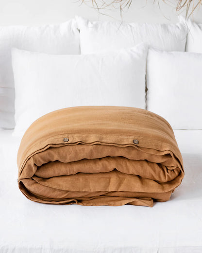 Linen Duvet Cover | Queen | Tan