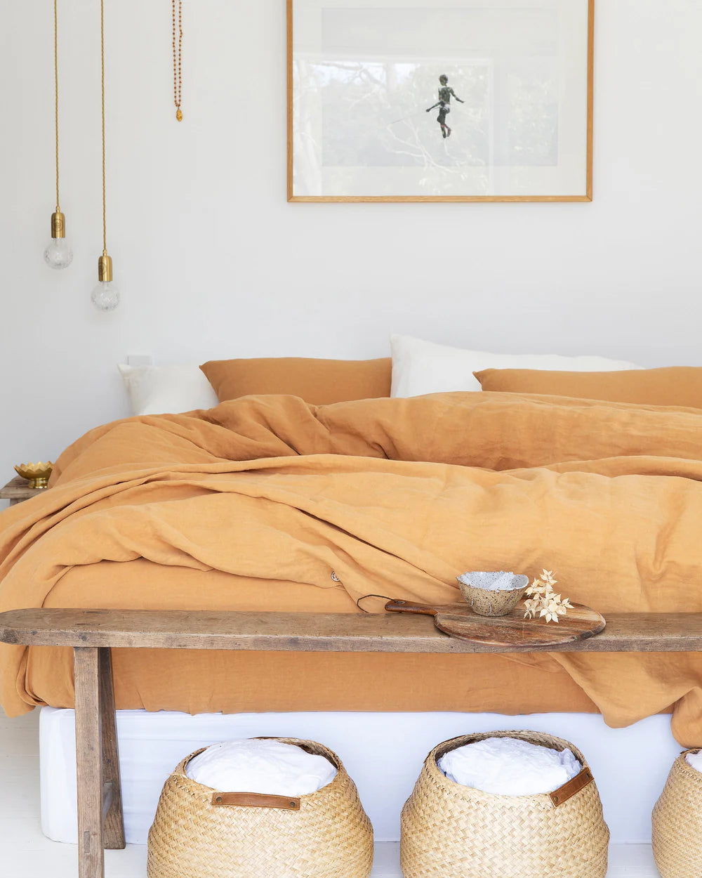 Linen Duvet Cover | Queen | Tan