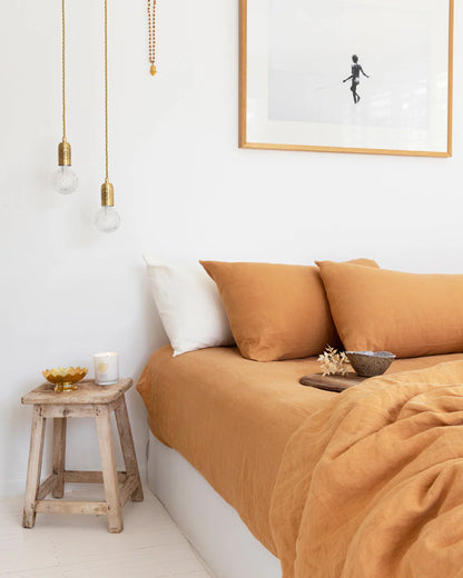 Linen Duvet Cover | Queen | Tan