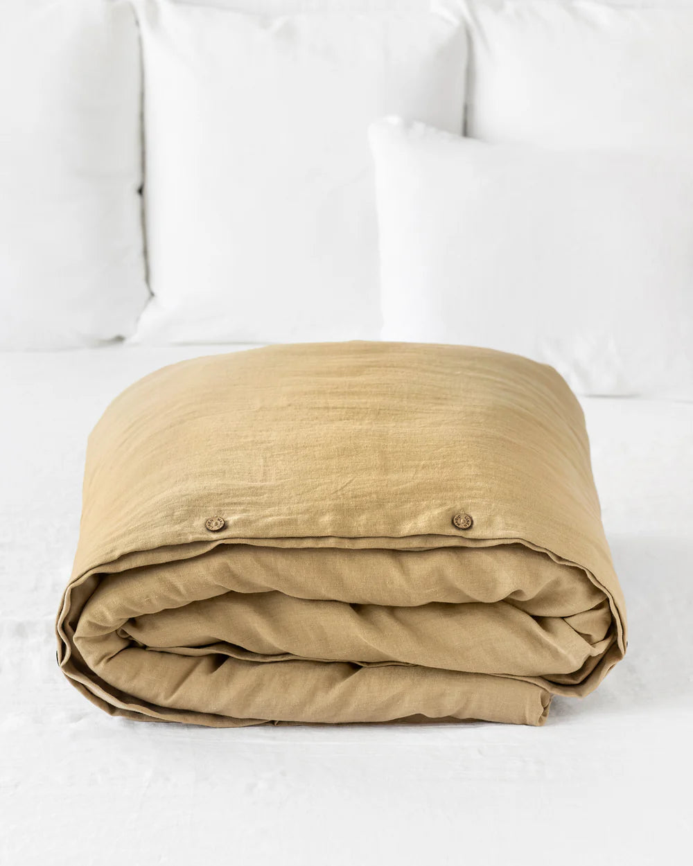 Linen Duvet Cover | Queen | Sandy Beige