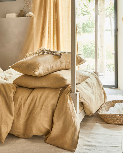 Linen Duvet Cover | Queen | Sandy Beige